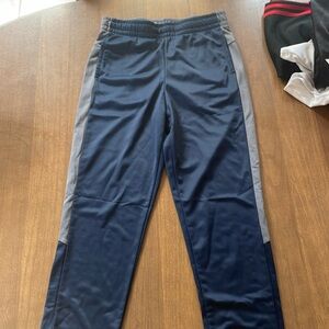 Blue and grey L kids Tek Gear sweat pants back to school sporty/athletic boys
